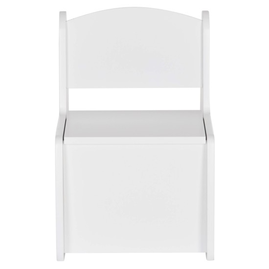 ΠΑΙΔΙΚΟ ΚΑΡΕΚΛΑΚΙ ΜΕ ΑΠΟΘ.ΧΩΡΟ RICKI HM18343.03 ΚΟΝΤΡΑΠΛΑΚΕ/MDF ΛΕΥΚΟ 33x43x47Υεκ