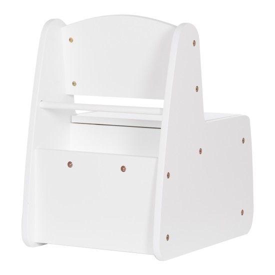 ΠΑΙΔΙΚΟ ΚΑΡΕΚΛΑΚΙ ΜΕ ΑΠΟΘ.ΧΩΡΟ RICKI HM18343.03 ΚΟΝΤΡΑΠΛΑΚΕ/MDF ΛΕΥΚΟ 33x43x47Υεκ