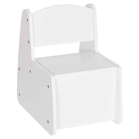 ΠΑΙΔΙΚΟ ΚΑΡΕΚΛΑΚΙ ΜΕ ΑΠΟΘ.ΧΩΡΟ RICKI HM18343.03 ΚΟΝΤΡΑΠΛΑΚΕ/MDF ΛΕΥΚΟ 33x43x47Υεκ