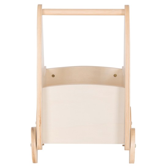 ΠΑΙΔΙΚΟ ΤΡΟΛΕΥ/ΚΑΡΟΤΣΑΚΙ RICKI HM18341.01 MDF & ΚΟΝΤΡΑΠΛΑΚΕ ΦΥΣΙΚΟ 33x45x50Υεκ