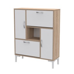 ΠΑΠΟΥΤΣΟΘΗΚΗ MEDY HM18187.04 ΜΕΛΑΜΙΝΗ ΣΕ ΛΕΥΚΟ & ΣΟΝΑΜΑ-ΛΕΥΚΑ ΠΟΔΙΑ 86,5x30x109Υεκ ΠΑΠΟΥΤΣΟΘΗΚΗ MEDY HM18187.04 ΜΕΛΑΜΙΝΗ ΣΕ ΛΕΥΚΟ & ΣΟΝΑΜΑ-ΛΕΥΚΑ ΠΟΔΙΑ 86,5x30x109Υεκ