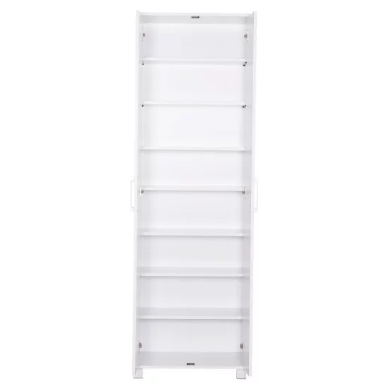 ΠΑΠΟΥΤΣΟΘΗΚΗ-ΝΤΟΥΛΑΠΑ CLUSE HM2403.03 ΜΕΛΑΜΙΝΗ ΛΕΥΚΟ ΧΡΩΜΑ 60Χ36,5Χ186,5Υεκ.