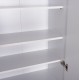 ΠΑΠΟΥΤΣΟΘΗΚΗ-ΝΤΟΥΛΑΠΑ CLUSE HM2403.03 ΜΕΛΑΜΙΝΗ ΛΕΥΚΟ ΧΡΩΜΑ 60Χ36,5Χ186,5Υεκ.