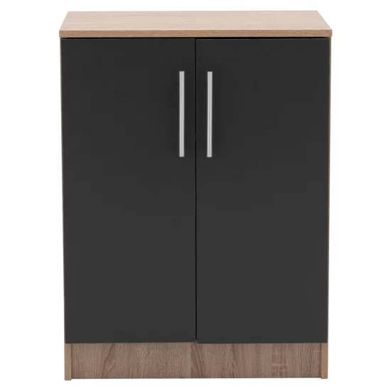 ΠΑΠΟΥΤΣΟΘΗΚΗ ΝΤΟΥΛΑΠΙ ΞΥΛΙΝΗ EMERIE HM2206.04 SONAMA-ΓΚΡΙ 60X40,5X80 εκ.