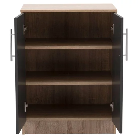 ΠΑΠΟΥΤΣΟΘΗΚΗ ΝΤΟΥΛΑΠΙ ΞΥΛΙΝΗ EMERIE HM2206.04 SONAMA-ΓΚΡΙ 60X40,5X80 εκ.