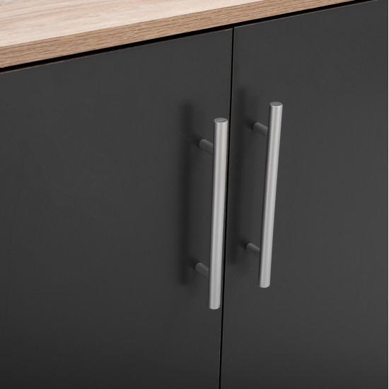 ΠΑΠΟΥΤΣΟΘΗΚΗ ΝΤΟΥΛΑΠΙ ΞΥΛΙΝΗ EMERIE HM2206.04 SONAMA-ΓΚΡΙ 60X40,5X80 εκ.