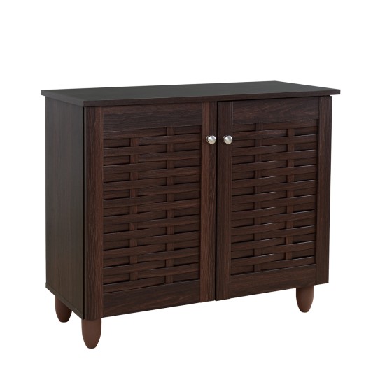 ΠΑΠΟΥΤΣΟΘΗΚΗ-ΝΤΟΥΛΑΠΙ ΞΥΛΙΝΗ CASSIOPE HM2208.01 WENGE 77Χ34Χ67.5Υεκ.