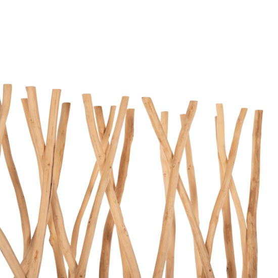 ΠΑΡΑΒΑΝ ΑΠΟ ΜΑΣΙΦ ΚΛΑΔΙΑ ΤEAK HM9521 ΦΥΣΙΚΟ 120Χ20Χ180Yεκ.