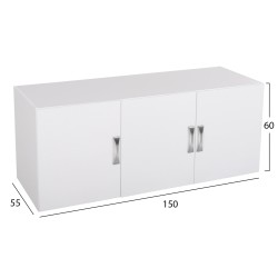 ΠΑΤΑΡΙ 3ΦΥΛΛΗΣ ΝΤΟΥΛΑΠΑΣ ΜΕΛΑΜΙΝΗΣ CARLY HM385.05 ΣΕ ΧΡΩΜΑ ΛΕΥΚΟ 150X55X60Υεκ ΠΑΤΑΡΙ 3ΦΥΛΛΗΣ ΝΤΟΥΛΑΠΑΣ ΜΕΛΑΜΙΝΗΣ CARLY HM385.05 ΣΕ ΧΡΩΜΑ ΛΕΥΚΟ 150X55X60Υεκ