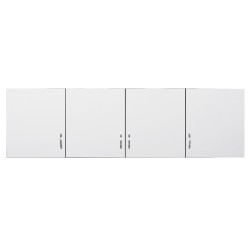 ΠΑΤΑΡΙ 4ΦΥΛΛΗΣ ΝΤΟΥΛΑΠΑΣ ΜΕΛΑΜΙΝΗΣ LORELAI HM354.05 ΣΕ ΛΕΥΚΟ 200x55.5x60Υεκ.