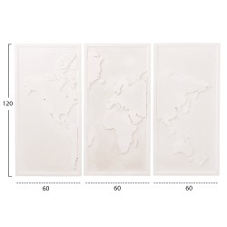 ΠΙΝΑΚΑΣ 3-ΠΤΥΧΟΣ WORLD MAP SANTORINI HM4504 MDF ΣΕ ΥΠΟΛΕΥΚΟ ΧΡΩΜΑ 180x4(πάχος)x120Υεκ. ΠΙΝΑΚΑΣ 3-ΠΤΥΧΟΣ WORLD MAP SANTORINI HM4504 MDF ΣΕ ΥΠΟΛΕΥΚΟ ΧΡΩΜΑ 180x4(πάχος)x120Υεκ.