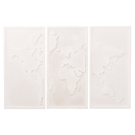 ΠΙΝΑΚΑΣ 3-ΠΤΥΧΟΣ WORLD MAP SANTORINI HM4504 MDF ΣΕ ΥΠΟΛΕΥΚΟ ΧΡΩΜΑ 180x4(πάχος)x120Υεκ. ΠΙΝΑΚΑΣ 3-ΠΤΥΧΟΣ WORLD MAP SANTORINI HM4504 MDF ΣΕ ΥΠΟΛΕΥΚΟ ΧΡΩΜΑ 180x4(πάχος)x120Υεκ.