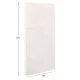 ΠΙΝΑΚΑΣ ΣΕΙΡΑ SANTORINI HM4506 MDF ΣΕ ΥΠΟΛΕΥΚΟ ΧΡΩΜΑ 80x4(πάχος)x120Υεκ.
