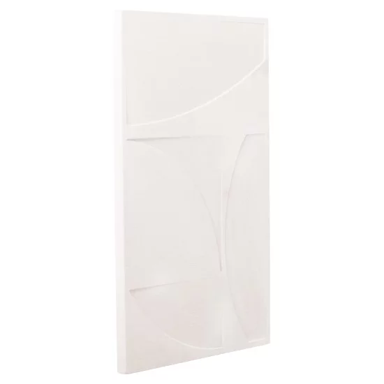 ΠΙΝΑΚΑΣ ΣΕΙΡΑ SANTORINI HM4506 MDF ΣΕ ΥΠΟΛΕΥΚΟ ΧΡΩΜΑ 80x4(πάχος)x120Υεκ.