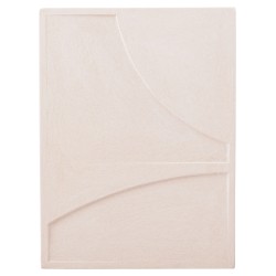 ΠΙΝΑΚΑΣ ΟΡΘΟΓΩΝΙΟΣ ΣΕΙΡΑ SANTORINI HM4509 MDF ΥΠΟΛΕΥΚΟ ΧΡΩΜΑ 60x4(πάχος)x80Υεκ.