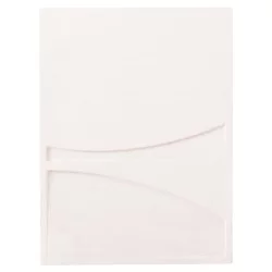 ΠΙΝΑΚΑΣ ΟΡΘΟΓΩΝΙΟΣ ΣΕΙΡΑ SANTORINI HM4510 MDF ΣΕ ΥΠΟΛΕΥΚΟ ΧΡΩΜΑ 60x4(πάχος)x80Υεκ.