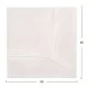 ΠΙΝΑΚΑΣ ΤΕΤΡΑΓΩΝΟΣ ΣΕΙΡΑ SANTORINI HM4507 MDF ΣΕ ΥΠΟΛΕΥΚΟ ΧΡΩΜΑ 80x4(πάχος)x80Υεκ.