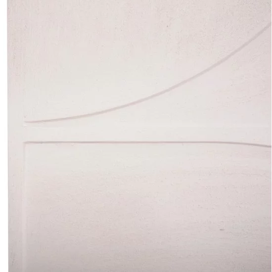 ΠΙΝΑΚΑΣ ΤΕΤΡΑΓΩΝΟΣ ΣΕΙΡΑ SANTORINI HM4507 MDF ΣΕ ΥΠΟΛΕΥΚΟ ΧΡΩΜΑ 80x4(πάχος)x80Υεκ.