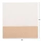 ΠΙΝΑΚΑΣ ΤΕΤΡΑΓΩΝΟΣ ΣΕΙΡΑ SANTORINI HM4519 MDF ΣΕ ΥΠΟΛΕΥΚΟ-ΚΑΦΕ ΧΡΩΜΑ 80x4(πάχος)x80Υεκ.