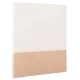 ΠΙΝΑΚΑΣ ΤΕΤΡΑΓΩΝΟΣ ΣΕΙΡΑ SANTORINI HM4519 MDF ΣΕ ΥΠΟΛΕΥΚΟ-ΚΑΦΕ ΧΡΩΜΑ 80x4(πάχος)x80Υεκ.