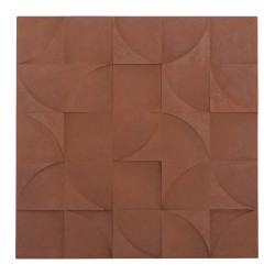 ΠΙΝΑΚΑΣ ΤΕΤΡΑΓΩΝΟΣ ΣΕΙΡΑ SANTORINI HM4524 MDF ΣΕ ΚΑΦΕ ΧΡΩΜΑ 80x5(πάχος)x80Υεκ.