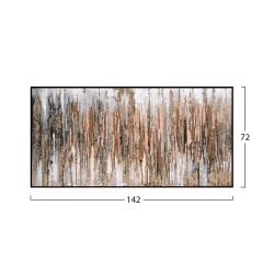 ΠΙΝΑΚΑΣ ΤΟΙΧΟΥ SEDIMENT HM4574.01 ΜΕ ΚΟΡΝΙΖΑ ΜΑΥΡΗ-ΚΑΜΒΑΣ 142x4.5x72Υεκ ΠΙΝΑΚΑΣ ΤΟΙΧΟΥ SEDIMENT HM4574.01 ΜΕ ΚΟΡΝΙΖΑ ΜΑΥΡΗ-ΚΑΜΒΑΣ 142x4.5x72Υεκ