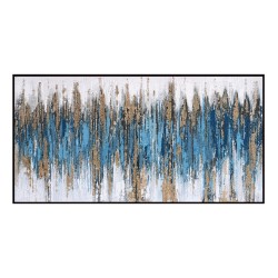 ΠΙΝΑΚΑΣ ΤΟΙΧΟΥ SEDIMENT (ΜΠΛΕ) HM4574.02 ΜΕ ΚΟΡΝΙΖΑ ΜΑΥΡΗ-ΚΑΜΒΑΣ 142x4.5x72Υεκ