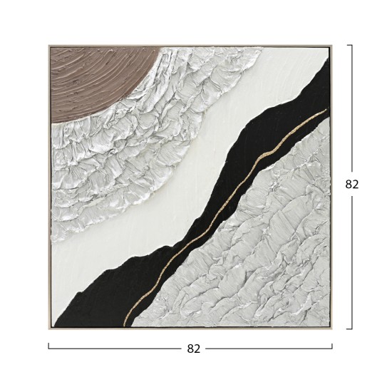 ΠΙΝΑΚΑΣ ΤΟΙΧΟΥ ABSTRACT (ΤΕΤΡΑΓΩΝΟΣ) HM4553.01 ΜΕ ΚΟΡΝΙΖΑ ΜΠΕΖ-ΚΑΜΒΑΣ 82x4.5x82Υεκ ΠΙΝΑΚΑΣ ΤΟΙΧΟΥ ABSTRACT (ΤΕΤΡΑΓΩΝΟΣ) HM4553.01 ΜΕ ΚΟΡΝΙΖΑ ΜΠΕΖ-ΚΑΜΒΑΣ 82x4.5x82Υεκ
