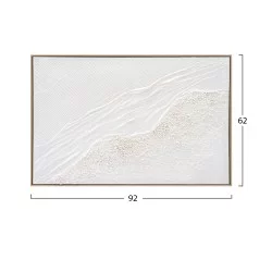 ΠΙΝΑΚΑΣ TOIXOY SEDIMENT HM4555 ΜΕ ΚΟΡΝΙΖΑ ΜΠΕΖ-ΚΑΜΒΑΣ ΣΕ ΛΕΥΚΕΣ ΑΠΟΧΡΩΣΕΙΣ 92x4,5x62Υεκ.