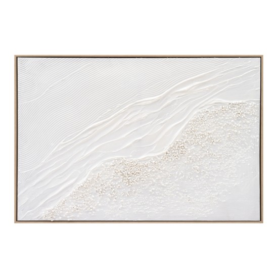 ΠΙΝΑΚΑΣ TOIXOY SEDIMENT HM4555 ΜΕ ΚΟΡΝΙΖΑ ΜΠΕΖ-ΚΑΜΒΑΣ ΣΕ ΛΕΥΚΕΣ ΑΠΟΧΡΩΣΕΙΣ 92x4,5x62Υεκ.