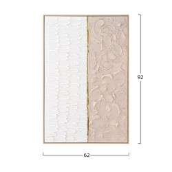 ΠΙΝΑΚΑΣ TOIXOY SHON HM4558 ΜΕ ΚΟΡΝΙΖΑ ΜΠΕΖ-ΚΑΜΒΑΣ ΣΕ ΛΕΥΚΟ-ΜΠΕΖ 62x4,5x92Υεκ. ΠΙΝΑΚΑΣ TOIXOY SHON HM4558 ΜΕ ΚΟΡΝΙΖΑ ΜΠΕΖ-ΚΑΜΒΑΣ ΣΕ ΛΕΥΚΟ-ΜΠΕΖ 62x4,5x92Υεκ.