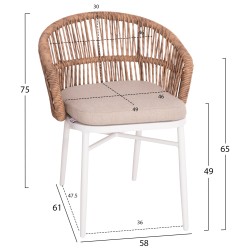 ΠΟΛΥΘΡΟΝΑ ΑΛΟΥΜΙΝΙΟΥ ORIN HM6265.02 ΛΕΥΚΗ-P.E.RATTAN ΦΥΣΙΚΟ-ΜΠΕΖ ΜΑΞΙΛΑΡΙΑ 58x61x75Υ ΠΟΛΥΘΡΟΝΑ ΑΛΟΥΜΙΝΙΟΥ ORIN HM6265.02 ΛΕΥΚΗ-P.E.RATTAN ΦΥΣΙΚΟ-ΜΠΕΖ ΜΑΞΙΛΑΡΙΑ 58x61x75Υ