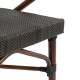 ΠΟΛΥΘΡΟΝΑ ΑΛΟΥΜΙΝΙΟΥ CLAY BAMBOO LOOK ΚΑΦΕ ΜΕ TEXTLINE HM5025 60,5x59x81Υ