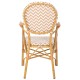 ΠΟΛΥΘΡΟΝΑ ΑΛΟΥΜΙΝΙΟΥ BAMBOO LOOK ΦΥΣΙΚΟ - ΛΕΥΚΟ HM5928.03 55x58x95 εκ.