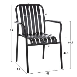 ΠΟΛΥΘΡΟΝΑ ΑΛΟΥΜΙΝΙΟΥ RACHEL HM6088.01 ΜΑΥΡΗ 63x58x85Υεκ. ΠΟΛΥΘΡΟΝΑ ΑΛΟΥΜΙΝΙΟΥ RACHEL HM6088.01 ΜΑΥΡΗ 63x58x85Υεκ.