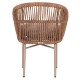 ΠΟΛΥΘΡΟΝΑ ΑΛΟΥΜΙΝΙΟΥ ORIN HM6265.03 ΚΑΠΟΥΤΣΙΝΟ- P.E.RATTAN ΣΕ ΦΥΣΙΚΟ 58x61x75Υεκ.