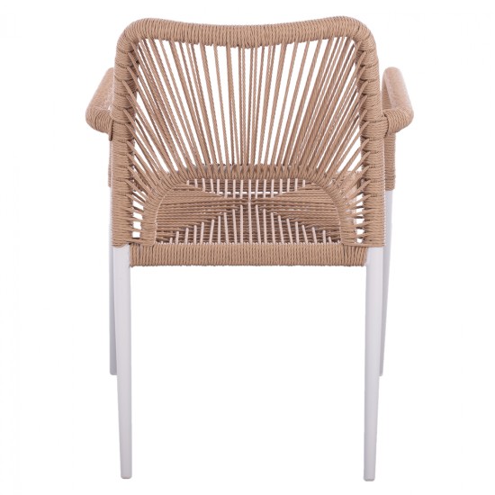 ΠΟΛΥΘΡΟΝΑ ΑΛΟΥΜΙΝΙΟΥ ΛΕΥΚΗ ΜΕ ΣΧΟΙΝΙ PE ΜΠΕΖ HM5771.01 55Χ63Χ82 εκ.