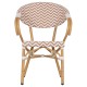 ΠΟΛΥΘΡΟΝΑ BAMBOO LOOK HM5861.03 ΚΑΦΕ-ΛΕΥΚΟ 58.5x58x82Υεκ.