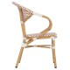 ΠΟΛΥΘΡΟΝΑ BAMBOO LOOK HM5861.03 ΚΑΦΕ-ΛΕΥΚΟ 58.5x58x82Υεκ.