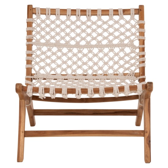 ΠΟΛΥΘΡΟΝΑ ANTIB HM9466.01 ΤΕΑΚ ΞΥΛΟ NYLON ΣΧΟΙΝΙ ΛΕΥΚΟ 65x77x68Υεκ.