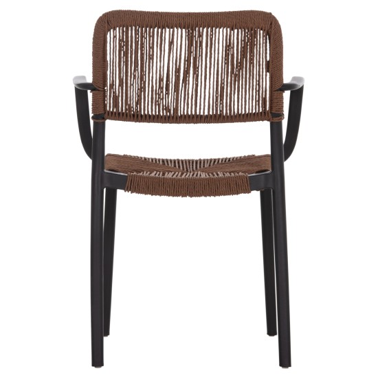 ΠΟΛΥΘΡΟΝΑ ΕΞ.ΧΩΡΟΥ STRIDER HM6391.02 ΜΑΥΡΟ ΠΟΛΥΠΡΟΠΥΛΕΝΙΟ--ΚΑΦΕ ΣΧΟΙΝΙ 57x53x80Υεκ.