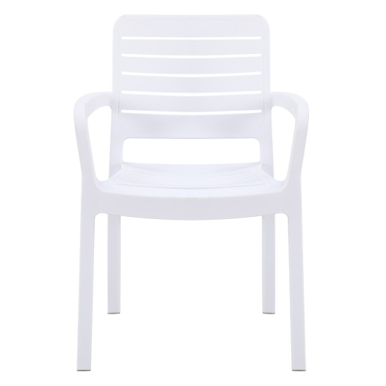 ΠΟΛΥΘΡΟΝΑ ΕΞΩΤ.ΧΩΡΟΥ FLAN HM6369.01 ΛΕΥΚΟ ΠΟΛΥΠΡΟΠΥΛΕΝΙΟ 57x56x82.5Yεκ.