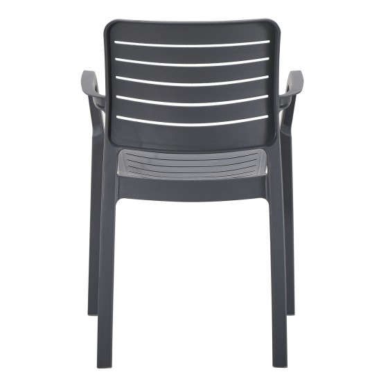 ΠΟΛΥΘΡΟΝΑ ΕΞΩΤ.ΧΩΡΟΥ FLAN HM6369.10 ΓΚΡΙ ΠΟΛΥΠΡΟΠΥΛΕΝΙΟ 57x56x82.5Yεκ.