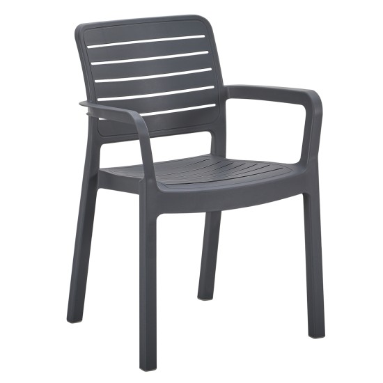 ΠΟΛΥΘΡΟΝΑ ΕΞΩΤ.ΧΩΡΟΥ FLAN HM6369.10 ΓΚΡΙ ΠΟΛΥΠΡΟΠΥΛΕΝΙΟ 57x56x82.5Yεκ.