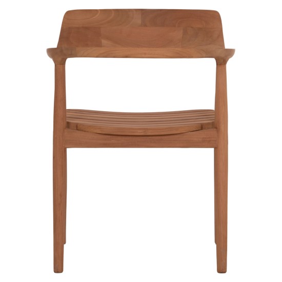 ΠΟΛΥΘΡΟΝΑ ΕΞΩΤΕΡΙΚΟΥ ΧΩΡΟΥ FREM HM18107 ΞΥΛΟ TEAK-ΦΥΣΙΚΟ ΧΡΩΜΑ 59x54.5x76Υεκ.