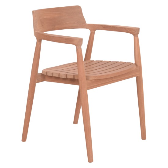 ΠΟΛΥΘΡΟΝΑ ΕΞΩΤΕΡΙΚΟΥ ΧΩΡΟΥ FREM HM18107 ΞΥΛΟ TEAK-ΦΥΣΙΚΟ ΧΡΩΜΑ 59x54.5x76Υεκ.