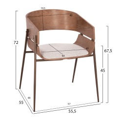 ΠΟΛΥΘΡΟΝΑ KRILL HM18254.01 PLYWOOD ΣΕ WHITEWASH--ΜΕΤΑΛΛΟ ΣΕ ΧΑΛΚΙΝΟ 55,5x55x72Υεκ. ΠΟΛΥΘΡΟΝΑ KRILL HM18254.01 PLYWOOD ΣΕ WHITEWASH--ΜΕΤΑΛΛΟ ΣΕ ΧΑΛΚΙΝΟ 55,5x55x72Υεκ.