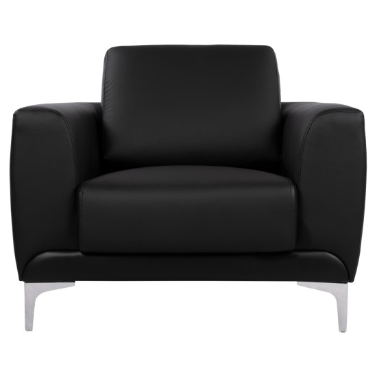 ΠΟΛΥΘΡΟΝΑ KENZIE HM3121.11 ΜΕ ΜΑΥΡΟ PU 89x81x81 εκ.