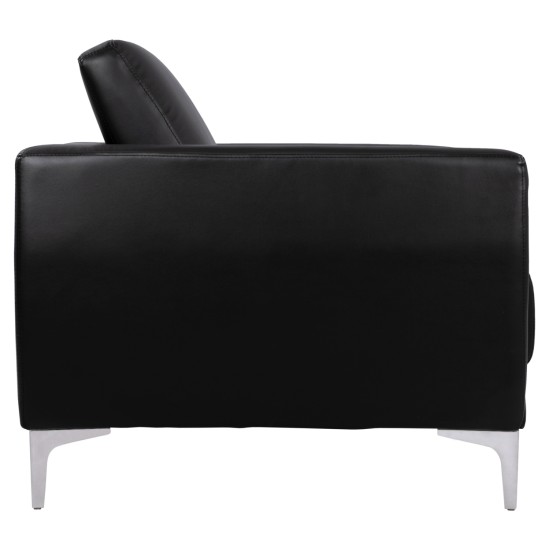 ΠΟΛΥΘΡΟΝΑ KENZIE HM3121.11 ΜΕ ΜΑΥΡΟ PU 89x81x81 εκ.