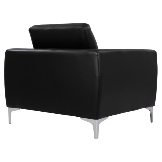 ΠΟΛΥΘΡΟΝΑ KENZIE HM3121.11 ΜΕ ΜΑΥΡΟ PU 89x81x81 εκ.